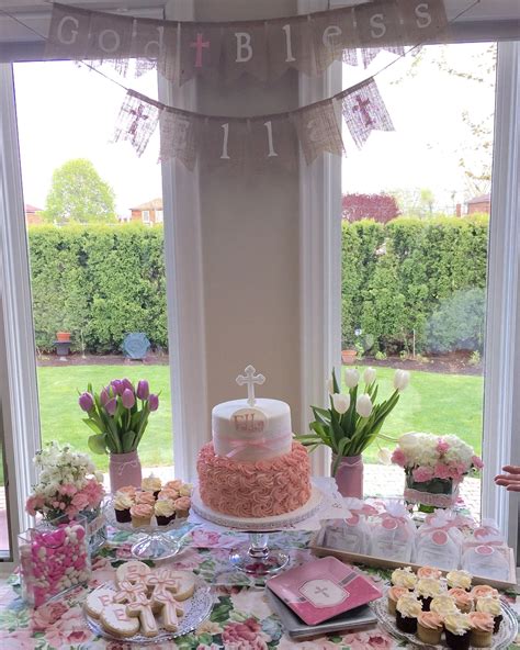 backyard baptism party ideas|christening ideas for baby girl.